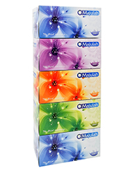Majulah - Box Tissue<br/> 5 Boxes x 200 Sheets